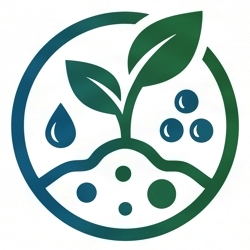 Bio-fertilizer transport and logistics icon